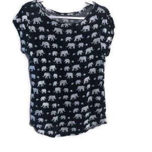 Loft Linen Elephants Tee